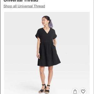 Women's Short Sleeve Shirtdress -